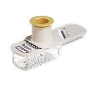 YWJLQH Râpe et Gingembre 3 En 1, Outil de Cuisine pour Wasabi, Légumes et Repas, Beige