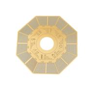 YWJLQH Règle pour Moulin à Café, Guide de Taille de Mouture, Accessoire de Mesure Professionnel pour Moudre Les Grains de Café, Du Plus Plus Grossier, Bagua Gold