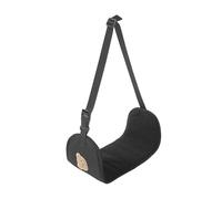YWJLQH Repose-pieds Suspendu pour Avion, Hamac Portable pour Les Jambes, Structure Sécurisée En Polyester, Adapté Aux En Avion, Noir
