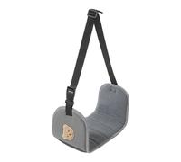 YWJLQH Repose-pieds Suspendu pour Avion, Hamac Portable pour Les Jambes, Structure Sécurisée En Polyester, Adapté Aux En Avion, Gris