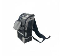 YWJLQH Sac à Dos pour Concentrateur Portable Sac d'Oxygène Étui Housse Transport Respiratoire Panneaux Respirants et Dessus Transparent pour Surveiller les, Gris, Gris, 10cm 21cm 36cm