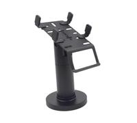 YWJLQH Support de Terminal de Paiement Socle pour Terminal Carte Bancaire Poignée Métal Mécanisme D'Inclinaison 30° Système Verrouillable Montage Facile, Noir