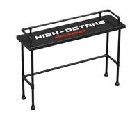 YWJLQH Table Cuisine Haute Industrielle, Sign Métal et Bois, pour intérieur, 160 * 45 * 115 cm