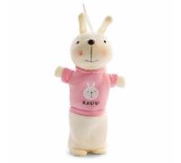 YWJLQH Trousse à Crayons Lapin en Coton, Color to 3 | Coutures renforcées, Trousse Lapin Scolaire, Décoration espace travail, Pour ssinateurs