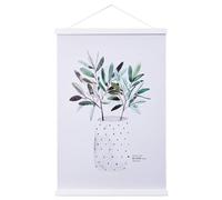 Ywlake A1 Cadre Photo Magnétique 61 cm, Cadre Poster Porte Affiches 60x90 61x91.5 Aimanté en Bois Naturel pour Affiche Cadre Magnetique Cadre Affiche Cadre Suspendu (61cm, Blanc)