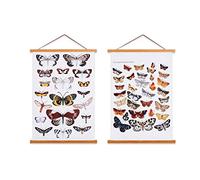 Ywlake Lot de 2 barres pour poster - En bois magnétique - 56 x 56 cm - 56 x 84 cm - 56 cm - teck