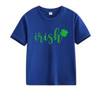 YWLINK Printemps et Automne Nouvelle Mode Mignon Imprimé Version Confortable des Filles T-shirt Imprimé Petite Fille Manches Longues (Bleu Foncé, 6-7 Ans)