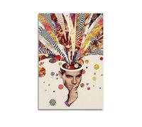 YWLXD Marketing The Mind Game Poster sur toile esthétique vintage pour salon, chambre à coucher, 20 x 30 cm, style sans cadre