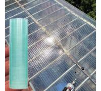 YWMEAC 1.2Mm Feuille de Toiture En Polycarbonate,Panneau de Toiture En Plastique Clair,Panneaux D'Éclairage de Jour Frp de Protection Uv À L'Épreuve de La Pluie/0.8M * 14M