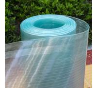 YWMEAC Panneau de Couverture de Coupe Facile Pour L'Agriculture de Jardinage En Plein Air, Panneaux D'Éclairage Du Jour de Feuille de Toiture En Polycarbonate Transparent/1Mm/80Cm * 14M