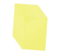 YWMJZEU 10 Films Souples En PVC A4, D'une épaisseur de 0,3 Mm, pour Gabarits de Travaux Créatifs et Artistiques, jaune