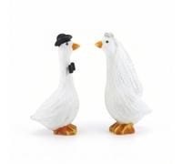 YWMJZEU 2 Pièces Figurine Cérémonie he Statute Oie en Résine Symbolique