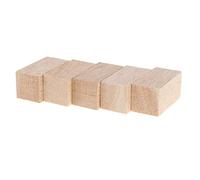 YWMJZEU 5 Blocs de Bois de Balsa, Formes En Bois, Modélisme, Bois D'artisanat, Pièces En Bois Non Traité, Bois Naturel Léger pour, Les Loi, Bois + bois, 30x30x60mm