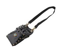 YWMJZEU Ciseaux et Peignes de Coiffure, étui/sac Banane/sac pour Usage Domestique, Noir, comme décrit