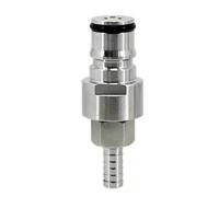 YWMJZEU Connecteur Ball Lock En Inox Robuste Raccord Ball Lock Solide Adaptateur Déconnexion Rapide pour Brassage Maison, Liquide - Embout Cannelé 1/4"