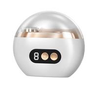 YWMJZEU Coupe-ongles Électrique Trimmer Polisseur Collecteur Fonction Silencieuse Éclairage LED Adapté aux Enfants Adultes Seniors Soins à, Blanc