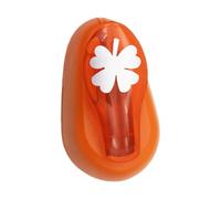YWMJZEU Craft Hole Punch Perforateur de Papier Format Mini Découpe Scrapbooking Alliage PP Portable pour Art et Cartonnage Adapté à Bureau Création Enfant Org, Orange