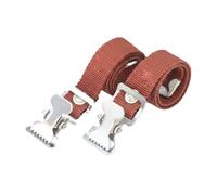 YWMJZEU Échasses de Performance Kit Sangle Crampon Support Réglable Conception en Alliage d'Aluminium et Toile Rembourrage en Mousse Securement Fixé Adapté, Sangle Pied 2PCS