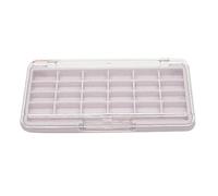 YWMJZEU Empty Eyeshadow Case Boîte pour Maquillage Compartiments à Lèvres Organisateur Palette Robuste en Plastique pour Cosmétique DIY avec