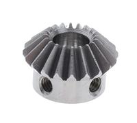 YWMJZEU Engrenage Conique En Laiton, Accessoire Moteur, Pièce de Précision, 1 Module. Fabriqué En Laiton pour Appareils électriques, Véhicules Miniatures, Piè, Trou 8mm M4x2 Acier