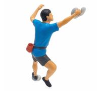 YWMJZEU Figurine Grimpeur Diorama Mini Accessoire Décor Micro Mini Figurines d’Escala pour Collectionneurs, Maquette, Bleu, 1 64