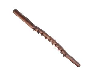 YWMJZEU Gua Bois Bâton Massage Raclage Profonde Points Acupressure Relaxation Silhouette Drainage Lymphatique Adapté à L'Utilisation, carbonisé