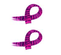 YWMJZEU Lot de 2 Extensions de Cheveux Colorées avec Mèches éclaircies, Accessoires pour Cheveux En Fibres Synthétiques Douces, Adaptées Aux Femmes pour, Violet