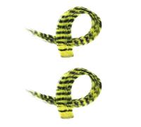 YWMJZEU Lot de 2 Extensions de Cheveux Colorées avec Mèches éclaircies, Accessoires pour Cheveux En Fibres Synthétiques Douces, Adaptées Aux Femmes pour, Jaune