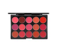 YWMJZEU Palette de Rouges à Lèvres, Kit de Maquillage, Palette de Maquillage Non Collante avec Gloss, 15 Couleurs, Idéal pour Offrir, Lèvres Nude, Modèle A