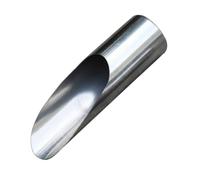 YWMJZEU Pelle Cylindrique Jardin Robuste Pelle à Terre en Acier Inoxydable Léger Outil pour Rempotage, Sonde De Sol en Acier Inoxydable 17.5X5.1 avec Base en Acier