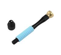 YWMJZEU Perceuse Manuelle Pin Vise Professionnelle Portable Outil Rotatif pour Perçage Léger Accessoires Bijoux Bois Matériel DIY Artisanat Modélisme, Manchon En Caoutchouc Bleu