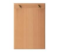 YWMJZEU Porte-menu En Bois, Porte-affiche, Porte-menu, Plateau Amovible, Plateau Pliable pour Promotions, Magasins, Restaurants, Brun