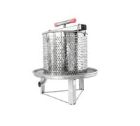 YWMJZEU Presse à Miel Acier Inoxydable Démontable Presse à Miel avec Bac Récupération Robuste pour Apiculteurs, Apiculture, Atelier D'apiculture, 18 Litres