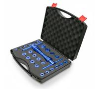 YWMJZEU Presse Roulements VTT Robuste et Kit Presse Roulements Vélo Usinage CNC Outil D'installation de Moyeu pour Atelier, Bleu Saphir
