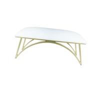 YWMJZEU Repose-main Manucure Accessoire Coussin Base Renforcée Confort Cuir Synthétique pour Outils Manucure Destiné à Salon Centre Formation Passionnés Usage, Blanc
