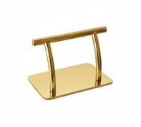 YWMJZEU Repose-Pieds de Salon de Coiffure Appui-Pieds Accessoire de Fauteuil Support de Pied Déplacement Polyvalent Autour du Fauteuil Acier Inoxydable, Gold