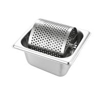 YWMJZEU Rouleau à Beurre avec Bac Perforé Rouleau à Beurre avec Support Ergonomique Ustensile pour Cuisine , 1.0L , Modèle À Fond Plat - Ensemble