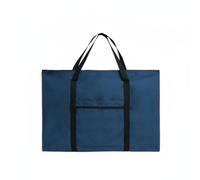 YWMJZEU Sac à Dessin Fermeture Zippée Étui à Dessin d'art Coutures Visibles Porte-Dossier Artistique, Array, Bleu Marine, 8K/A3 56 36cm