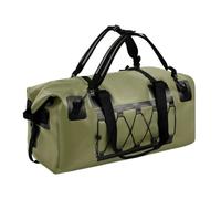 YWMJZEU Sac Déplacement à Ouverture Roulée Grande Capacité Sac Déplacement en PVC Renforts Noir Mat Duffel Bag pour Plein Air, Array, Vert Armée, 70L