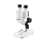 YWMJZEU Stéréo Binoculaire à Vision Frontale, Oculaires WF20X, Grossissement 40x, Cibles 2X, éclairage LED Supérieur et Inférieur, Blanc