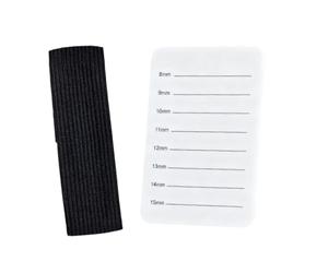 YWMJZEU Support Extension Cils Plateau Main Palette Extension Cils Poignet Réglable Légèreté Matériau Acrylique Convient Salons Beauté Usage Privé, Blanc 8 à 15 Mm