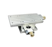 YWMJZEU Table Croisée Manuelle Compacte Table Fraisage avec Vis sans Fin Stable Machine-Outil pour Perceuse à Colonne