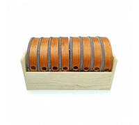 YWMJZEU Tambour En Bois avec Support Compact Tambour à Main Percussion pour Enfants, Musiciens, Scène