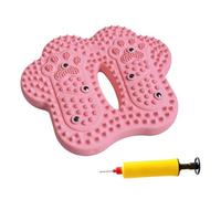 YWMJZEU Tapis de Sol Gonflable, Antidérapant, Compact et Robuste, Idéal pour Travailler Debout Ou à Un Bureau. Ce Tapis Soulage Les Points de Pression, Rose