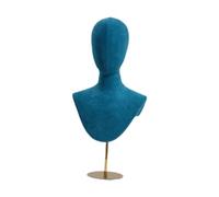 YWMJZEU Tête de Mannequin, Présentoir Moderne pour Perruques, Colliers, Casques Audio et Accessoires de Tête, Vert