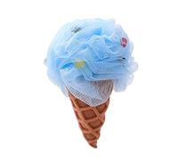 Ywmsfl Éponge moussante en maille pour le corps de la crème glacée, éponge de bain, éponge luffa, outil de nettoyage pour enfant