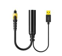 Ywmsfl SPDIF Fibre optique vers câble auditif de 3 5 mm pour améliorer le système anti-perte pour un son surround