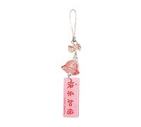 Ywmsfl Unique Chimes Breloque de téléphone avec perle décorative pour sac à main Accessoire pour femmes et filles