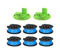 YWNYT Bobine de fil pour débroussailleuse Greenworks - Bobine de fil unique pour débroussailleuses à gazon de 1,65 mm - Bobine de fil de rechange pour débroussailleuse 24 V Greenworks Series (6 + 2)