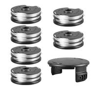 YWNYT Bobine de rechange pour débroussailleuse LIDL Parkside, 8,3 m x 1,6 mm, compatible avec Parkside LIDL PRTA 20-Li C3 A1 B2 PRT 550 A1 A3 PRT 300 A1 (6 bobines + 1 couvercle)